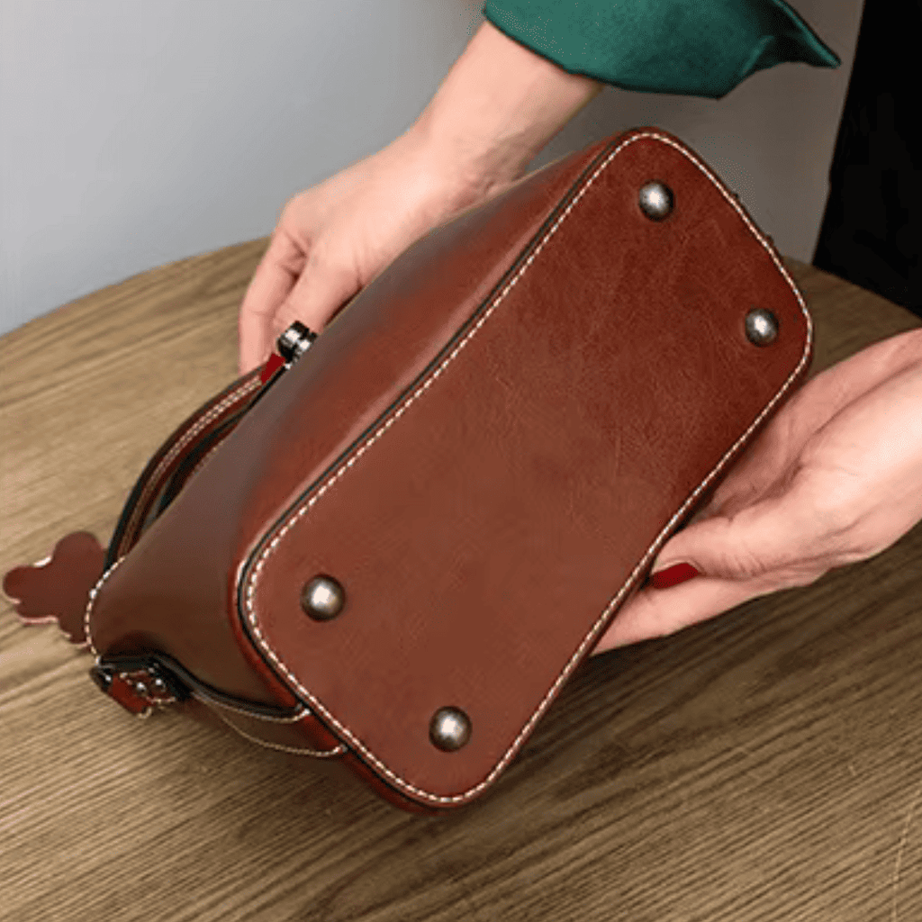 Sac Seau Femme Cuir de vachette Bandoulière Amovible