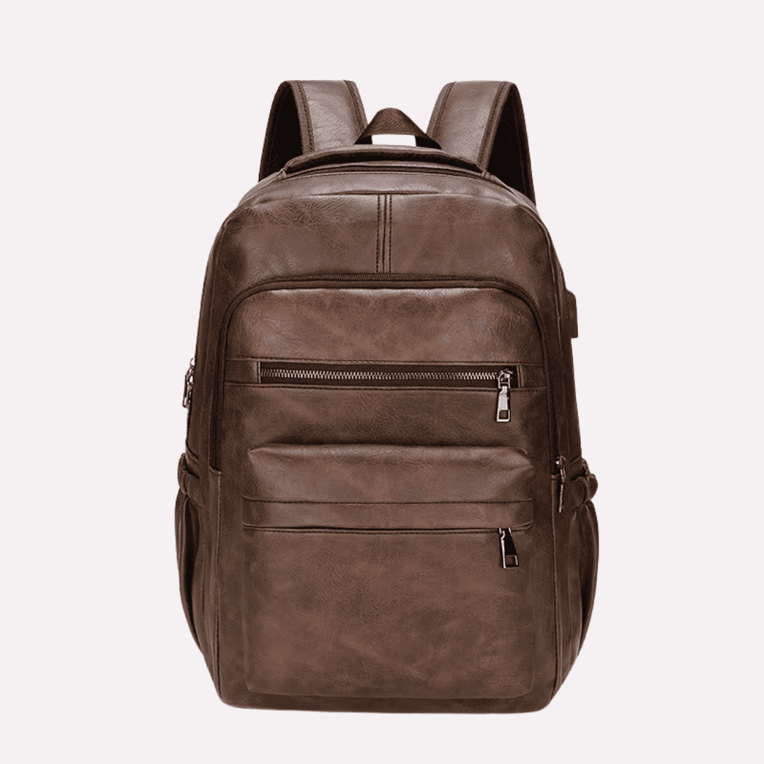 Sac à Dos Homme Ordinateur - Cuir PU