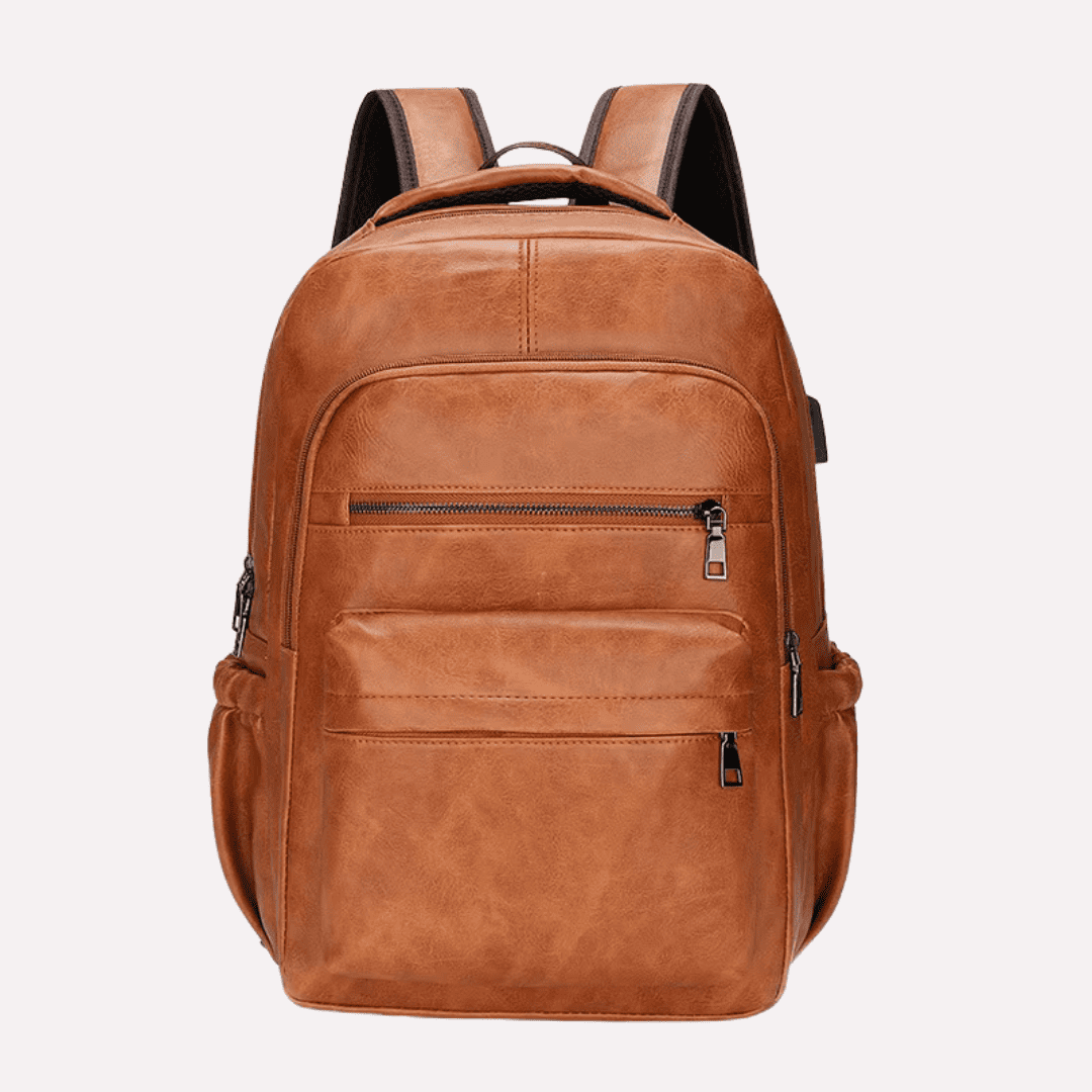 Sac à Dos Homme Ordinateur - Cuir PU