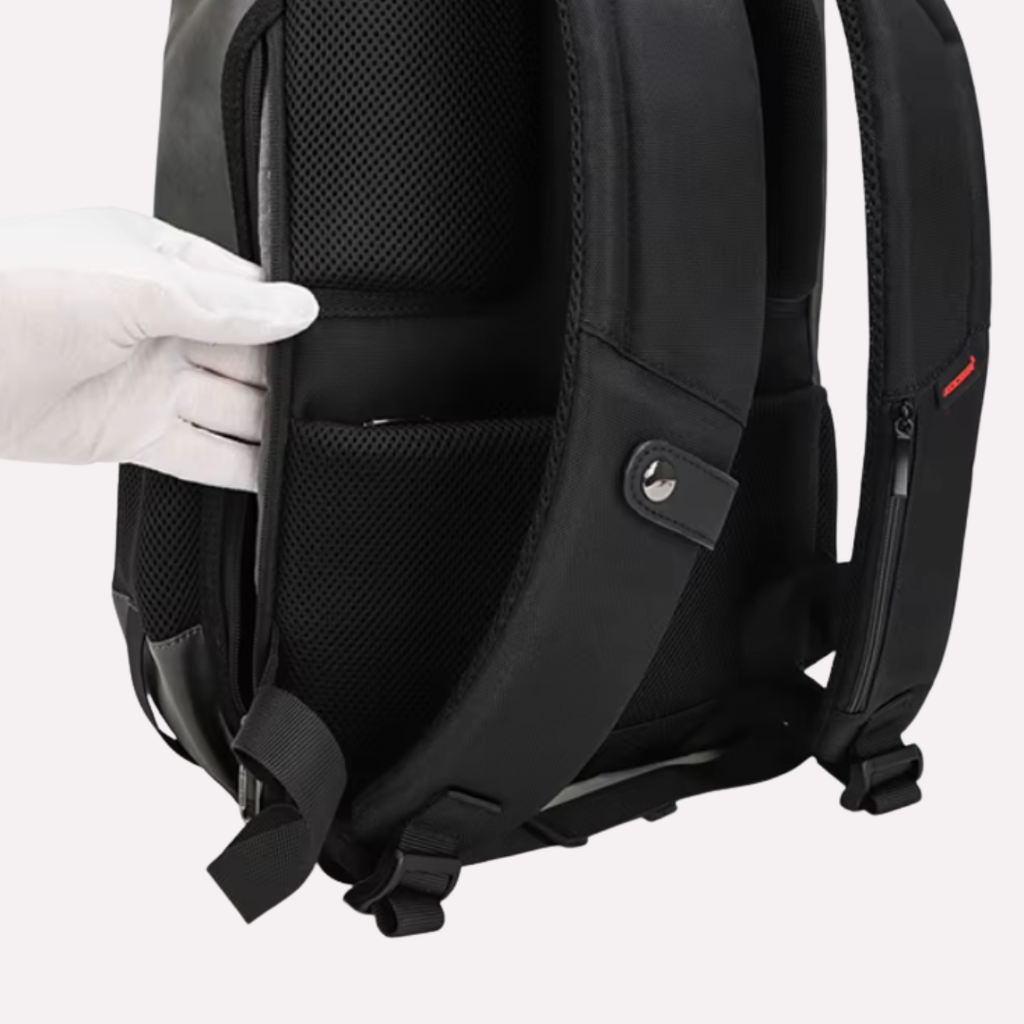 Sac à Dos Homme Ordinateur Portable 15.6 Pouces - Cuir PU et Oxford