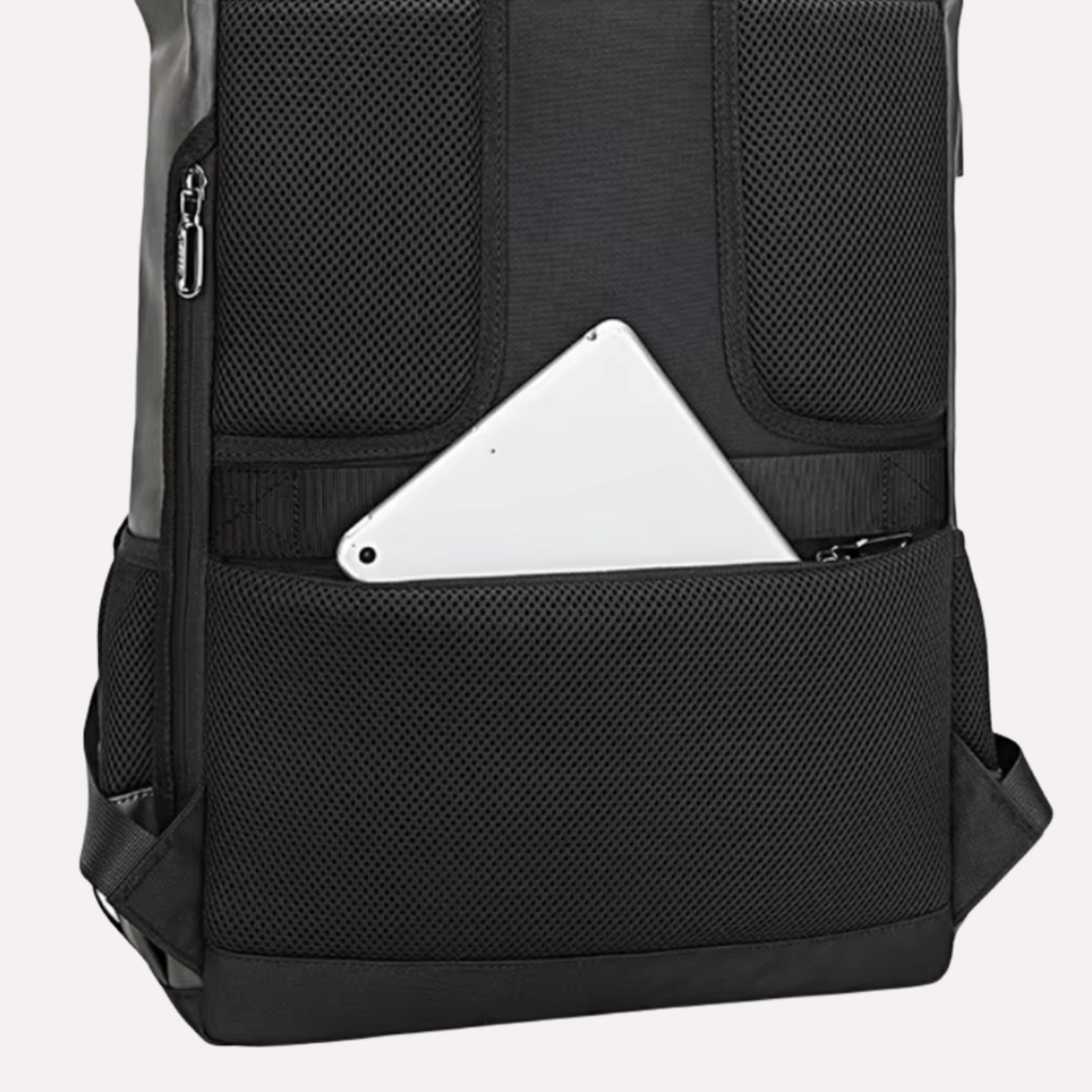 Sac à Dos Homme Ordinateur Portable 15.6 Pouces - Cuir PU et Oxford