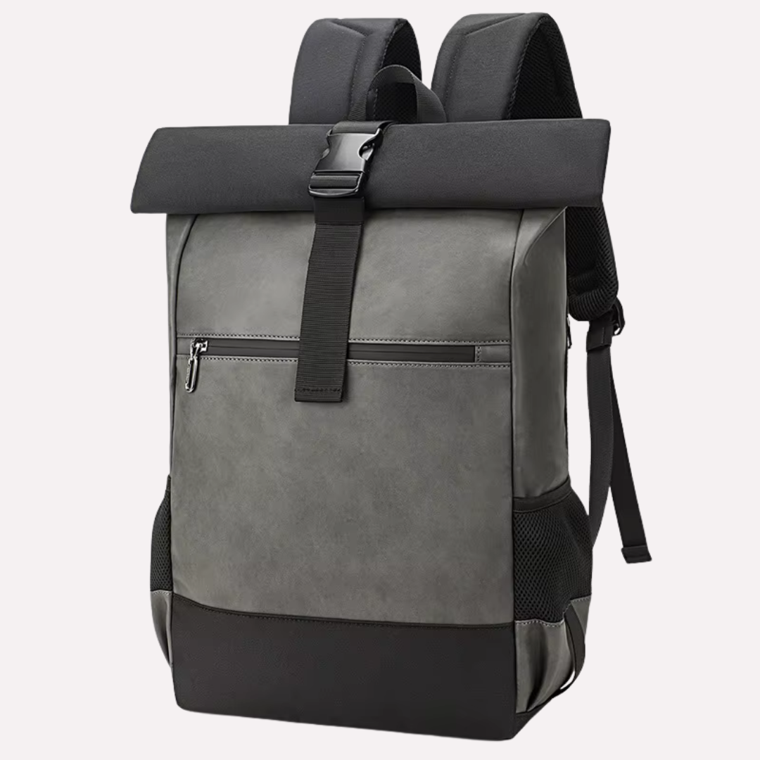 Sac à Dos Homme Ordinateur Portable 15.6 Pouces - Cuir PU et Oxford