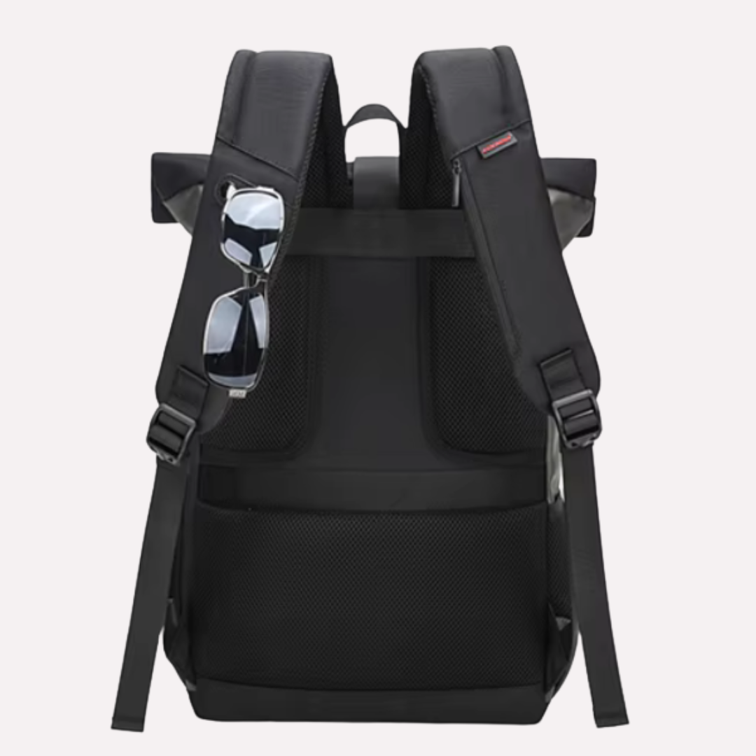 Sac à Dos Homme Ordinateur Portable 15.6 Pouces - Cuir PU et Oxford