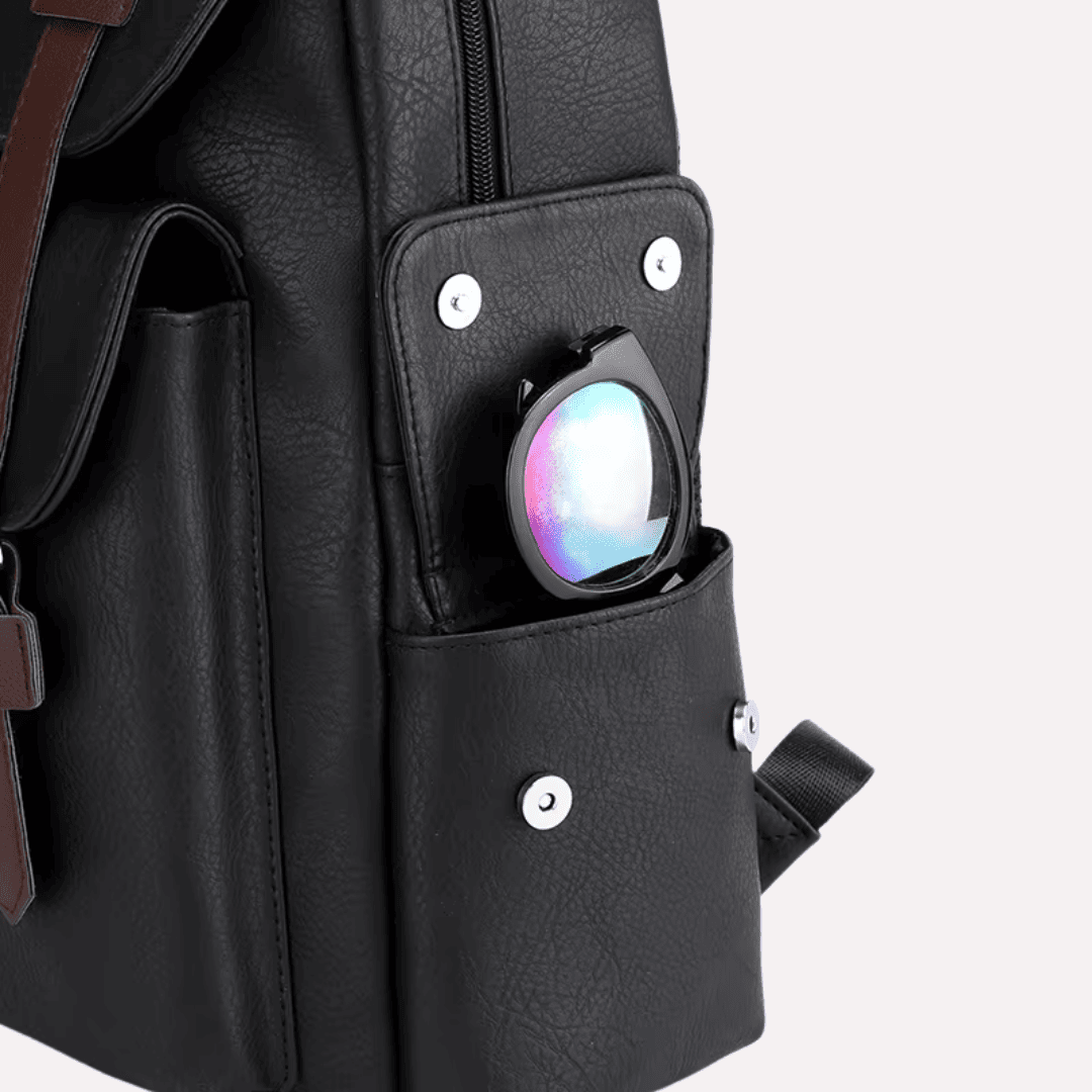 Sac à Dos Homme Ordinateur Portable Vintage Cuir PU