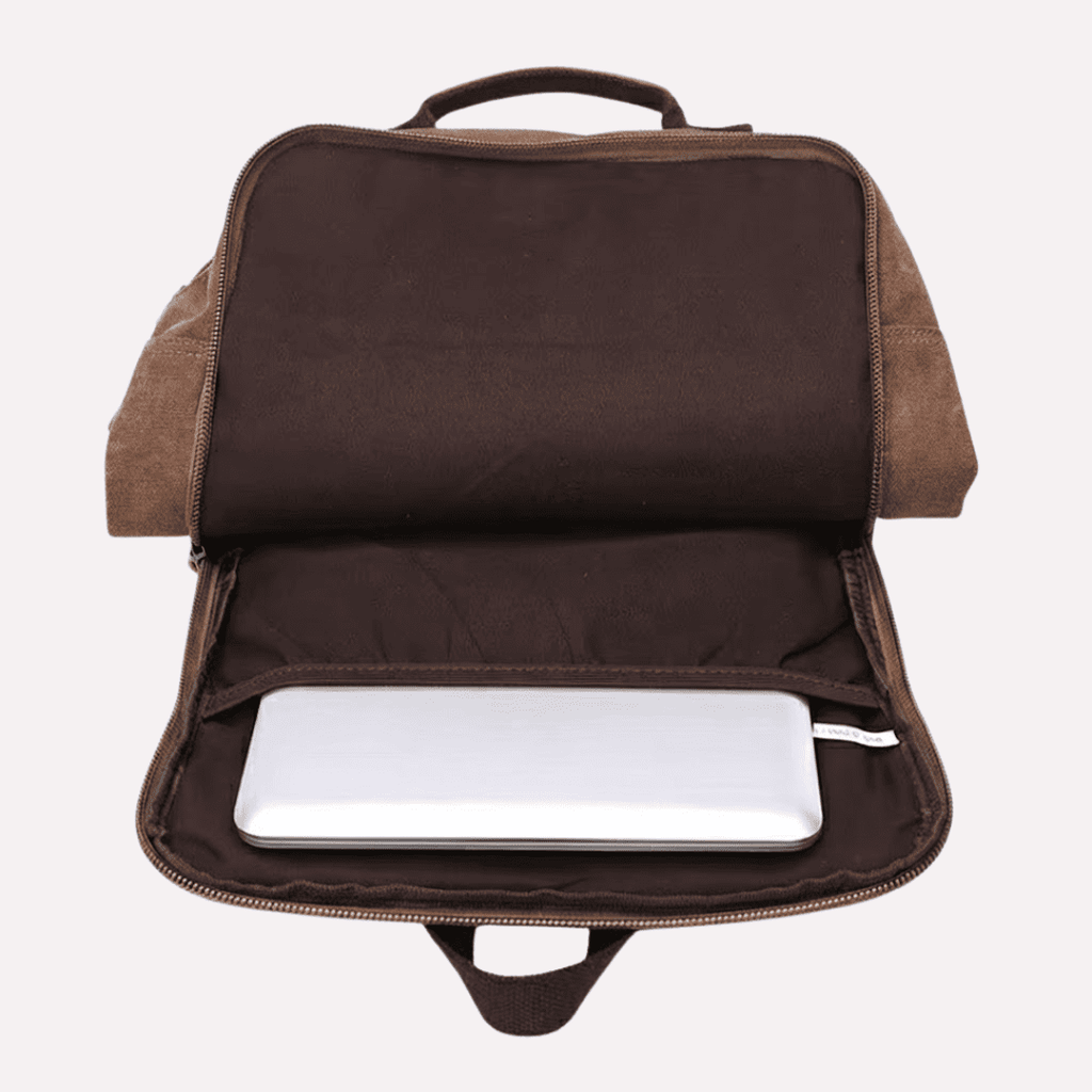 Sac à Dos Homme Vintage Toile Haute Densité