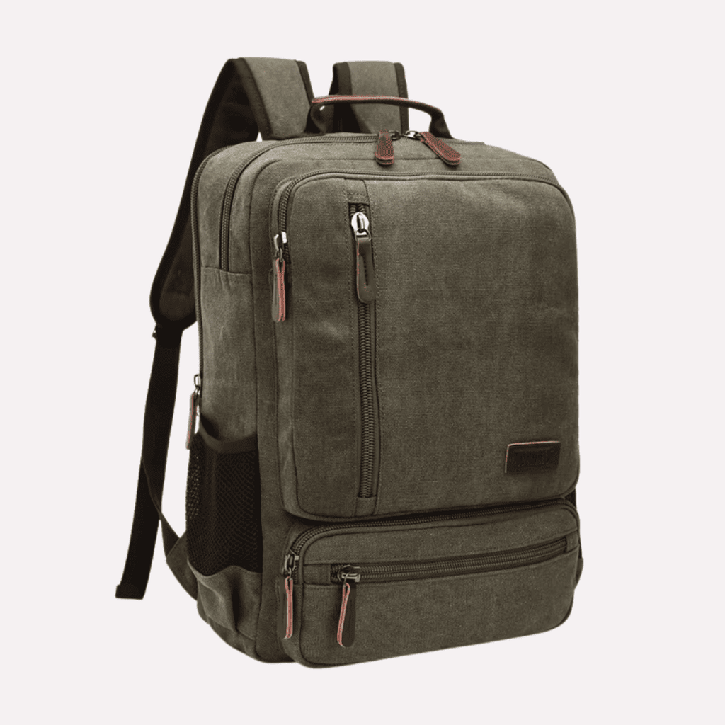 Sac à Dos Homme Vintage Toile Haute Densité