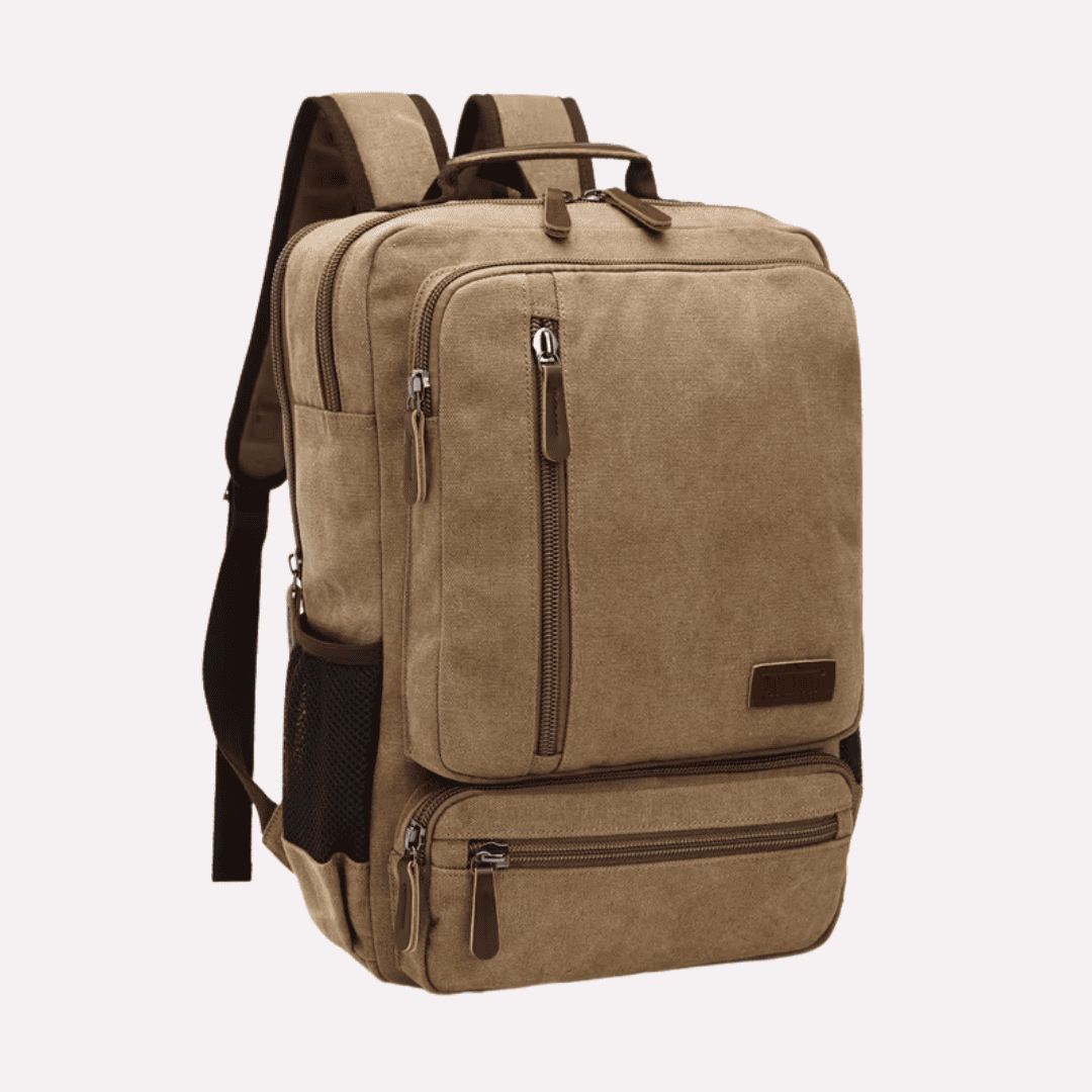 Sac à Dos Homme Vintage Toile Haute Densité