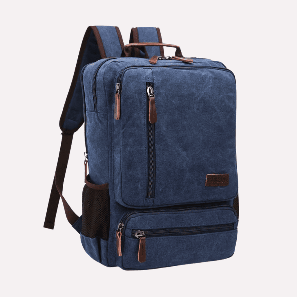 Sac à Dos Homme Vintage Toile Haute Densité