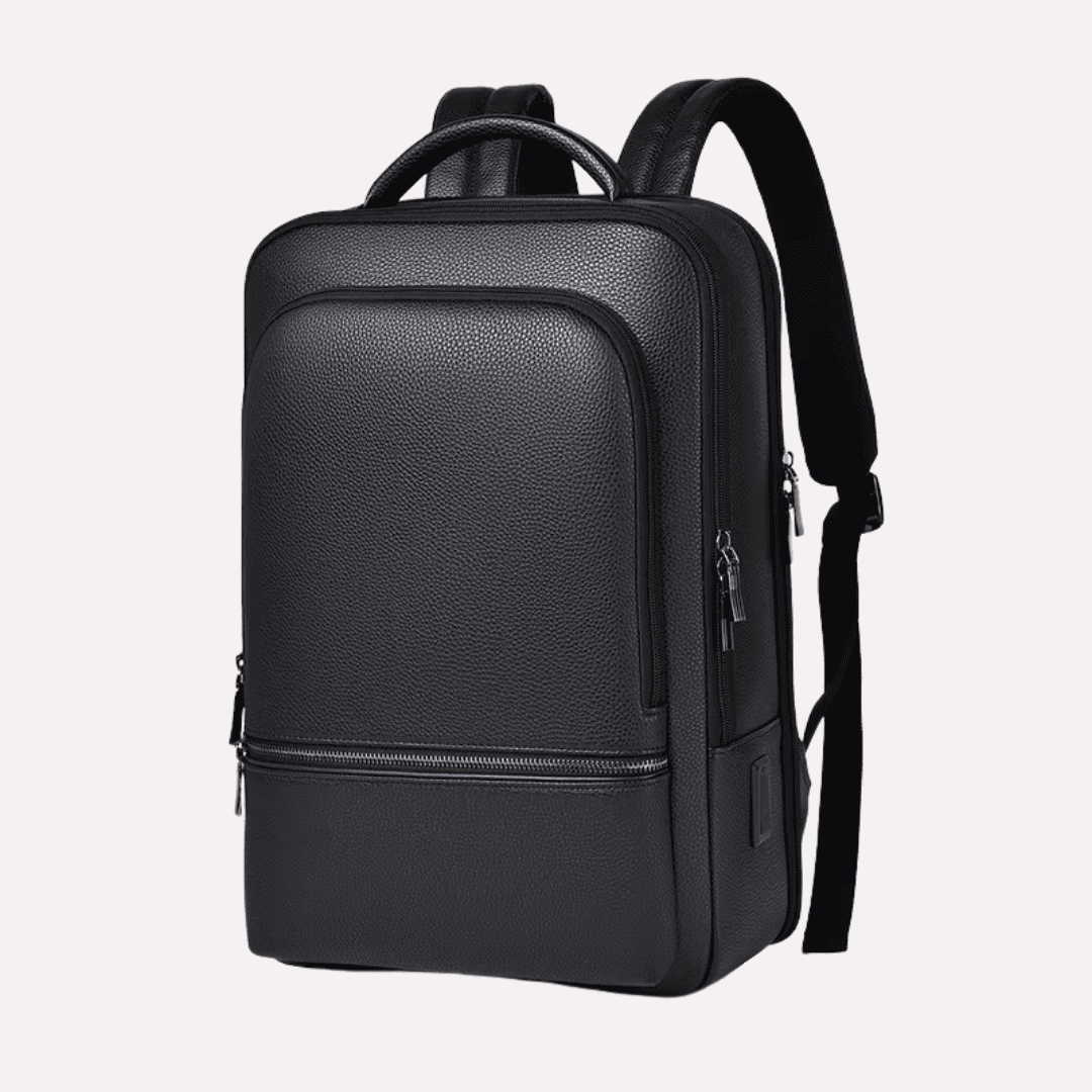 Sac à Dos Ordinateur Portable Homme 15.6 pouces Cuir PU