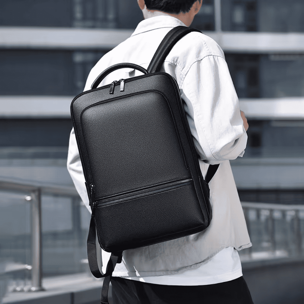 Sac à Dos Homme Noir pour Ordinateur Portable 15.6 Pouces - Polyuréthane