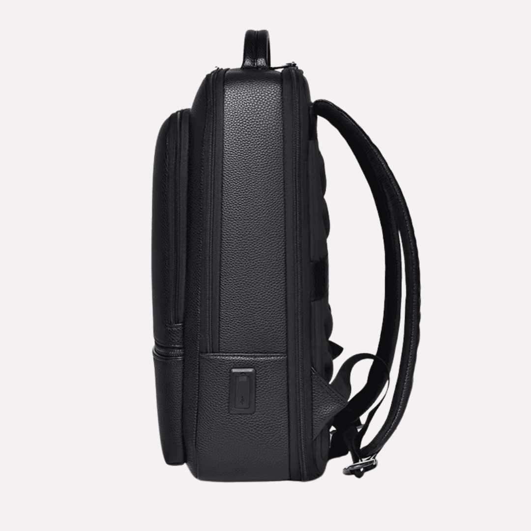 Sac à Dos Ordinateur Portable Homme 15.6 pouces Cuir PU