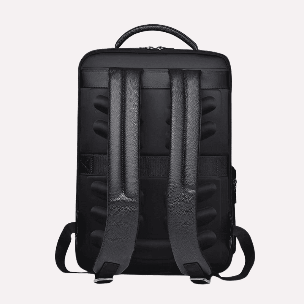 Sac à Dos Homme Noir pour Ordinateur Portable 15.6 Pouces - Polyuréthane
