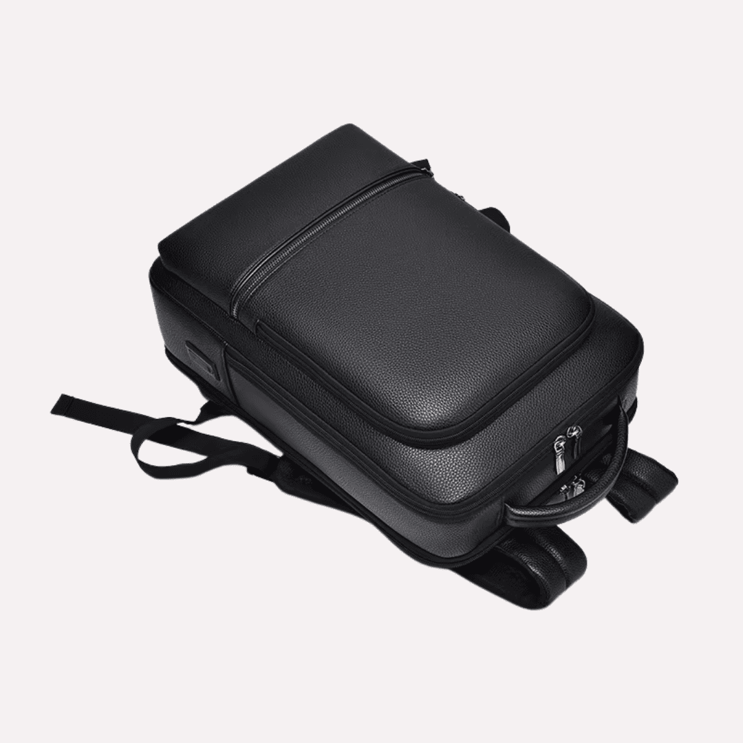 Sac à Dos Ordinateur Portable Homme 15.6 pouces Cuir PU