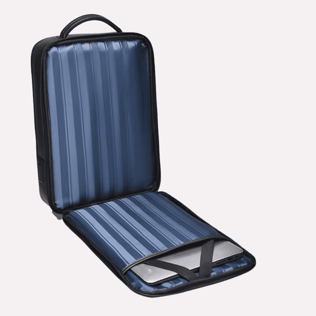 Sac à Dos Homme Noir pour Ordinateur Portable 15.6 Pouces - Polyuréthane