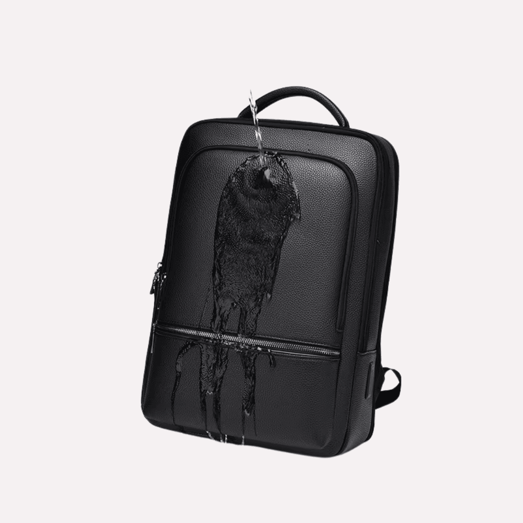 Sac à Dos Homme Noir pour Ordinateur Portable 15.6 Pouces - Polyuréthane