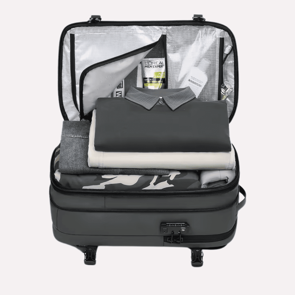 Sac à Dos Voyage Compression Ordinateur 17 Pouces - Oxford Étanche