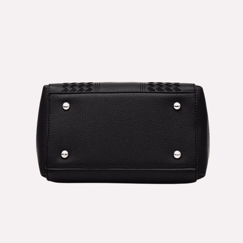 Sac à Main Femme Brodé avec Pompon - Cuir PU