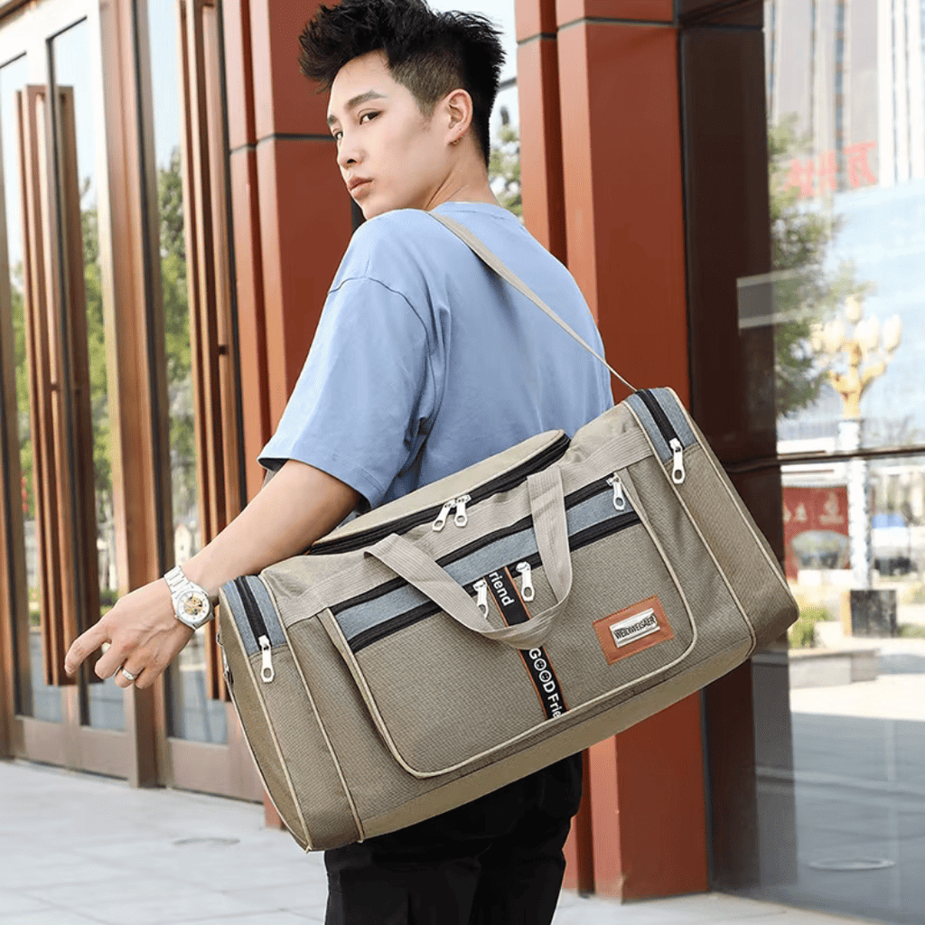 Sac de Voyage Homme 50L à Bandoulière - Nylon