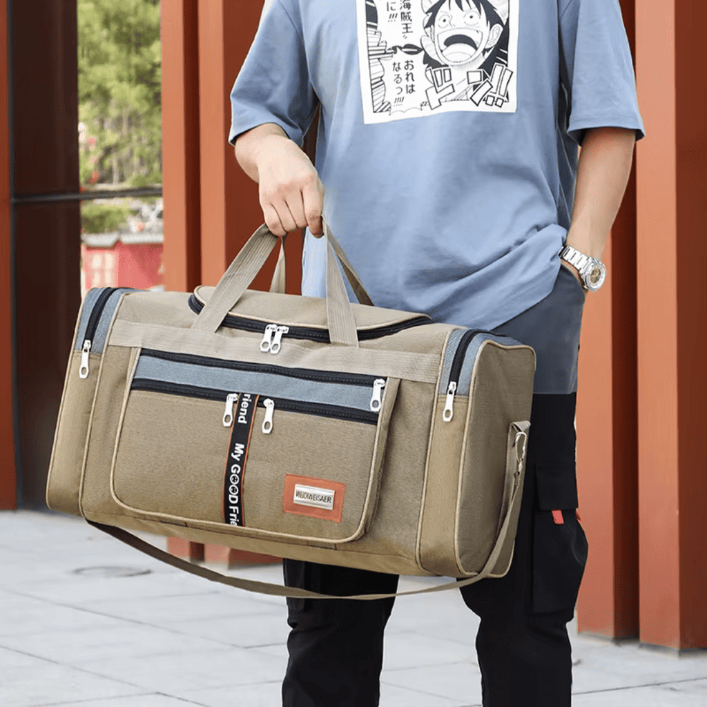 Sac de Voyage Homme 50L à Bandoulière - Nylon