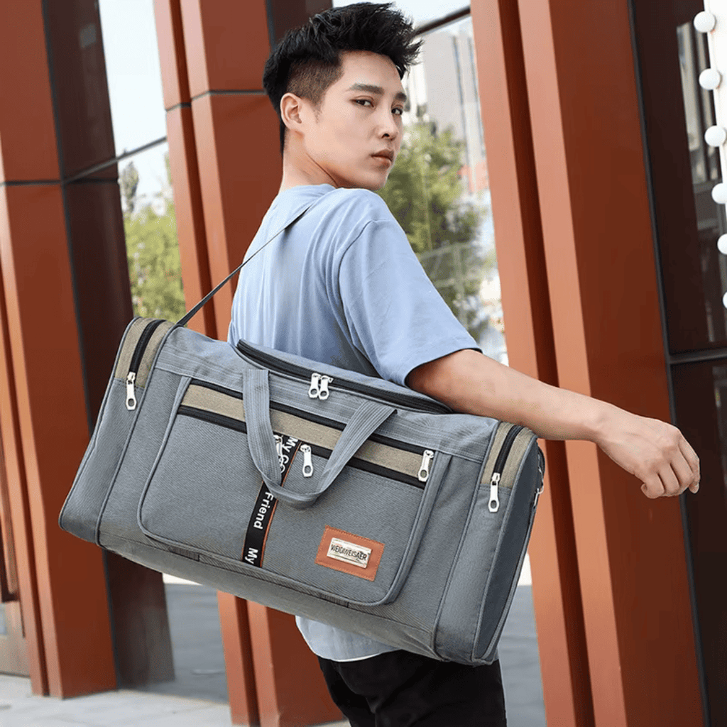 Sac de Voyage Homme 50L à Bandoulière - Nylon