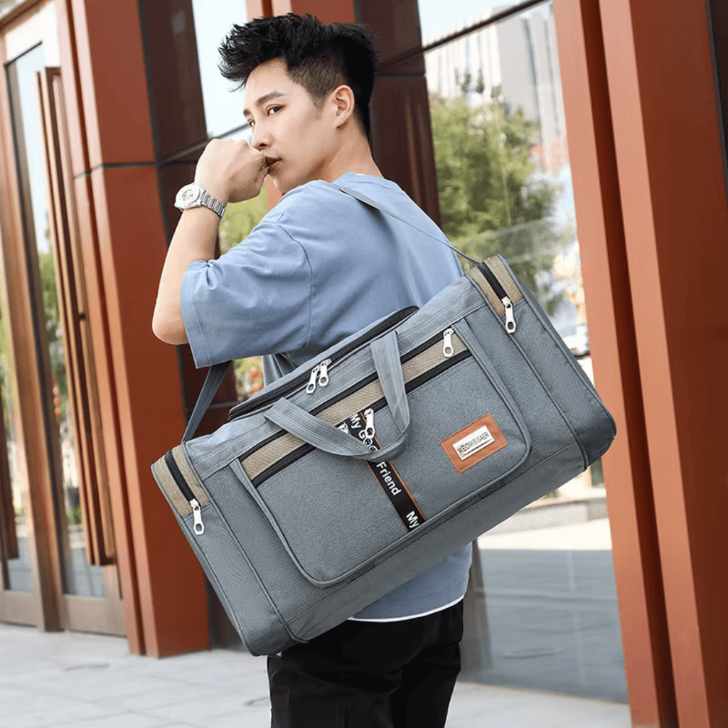 Sac de Voyage Homme 50L à Bandoulière - Nylon