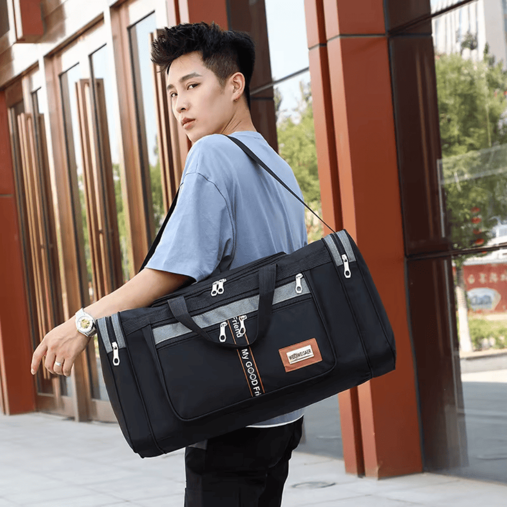 Sac de Voyage Homme 50L à Bandoulière - Nylon