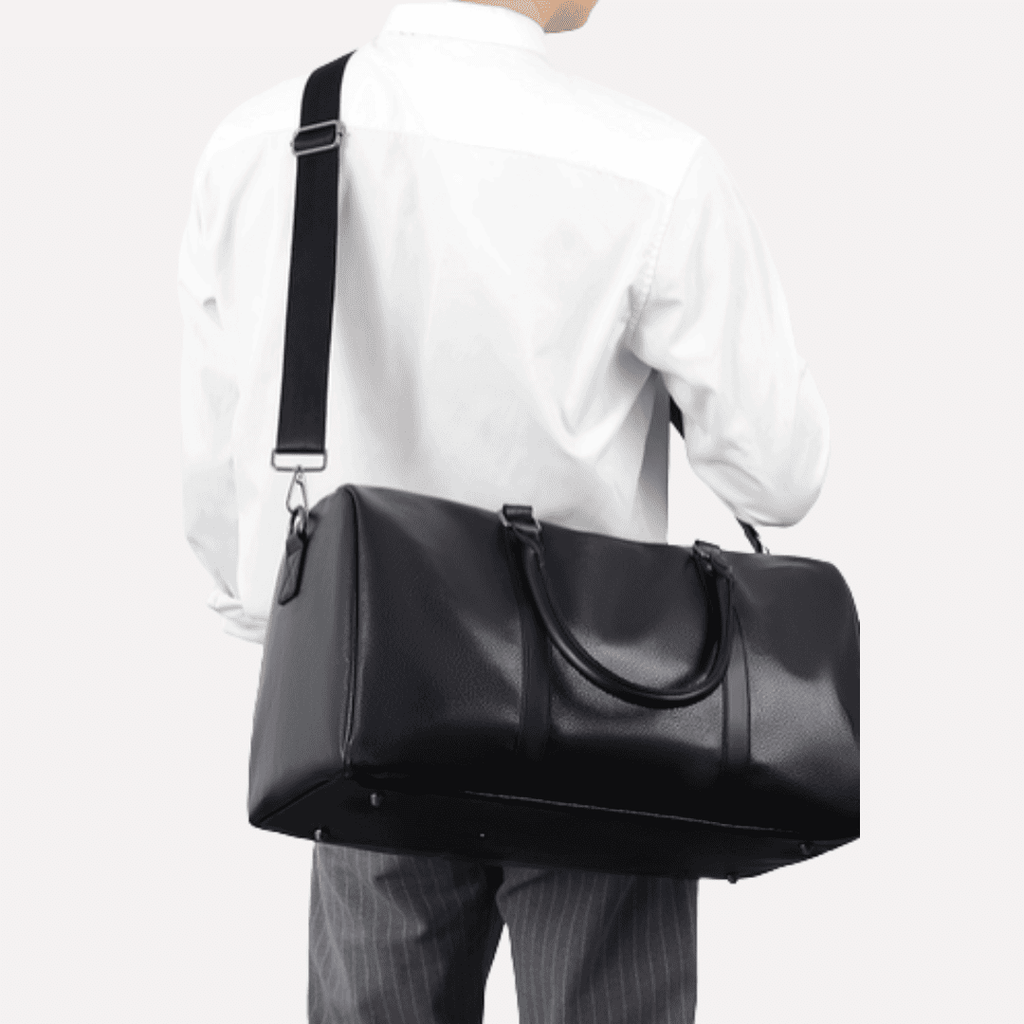 Sac de Voyage Homme à Bandoulière Rétro Polyuréthane Étanche