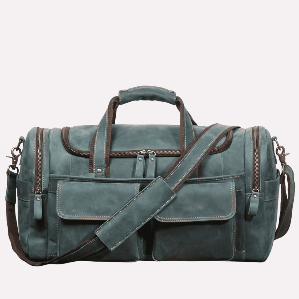 Sac de Voyage d'Affaires Homme Bandoulière - Cuir de Vachette