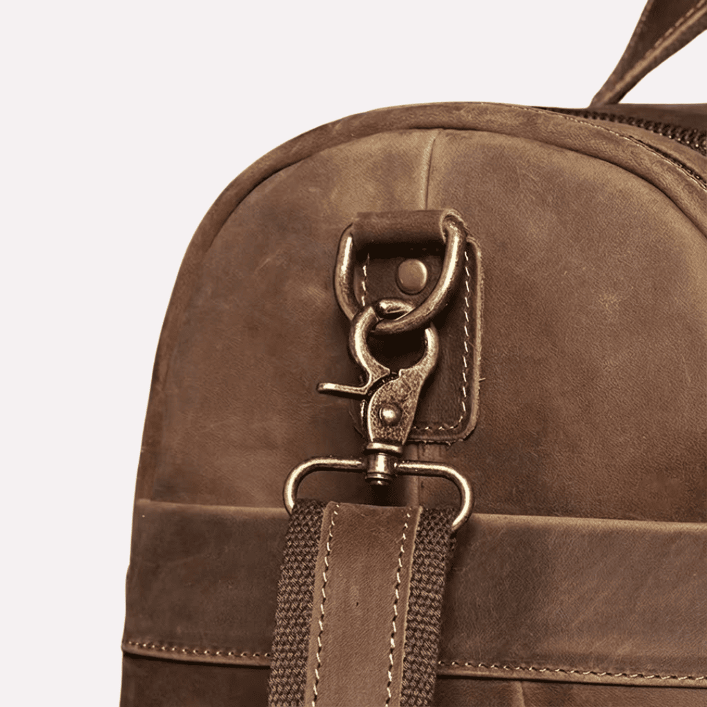 Sac de Voyage d'Affaires Homme Bandoulière - Cuir de Vachette