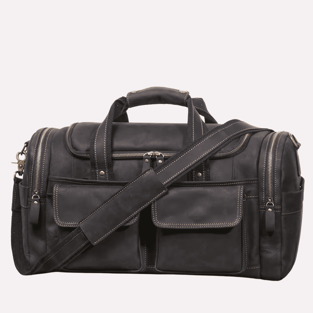 Sac de Voyage d'Affaires Homme Bandoulière - Cuir de Vachette