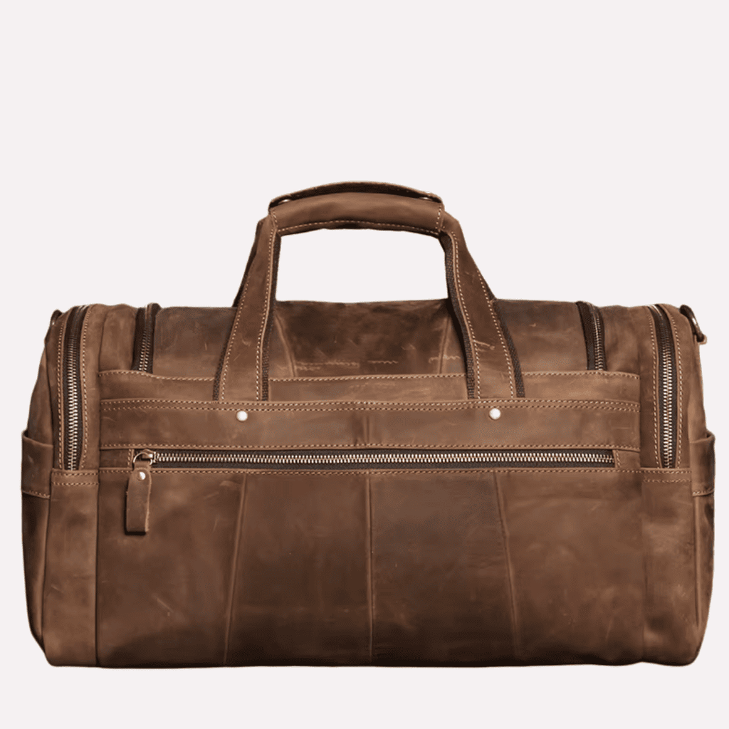 Sac de Voyage d'Affaires Homme Bandoulière - Cuir de Vachette