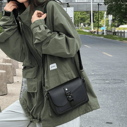 Sacoche Homme et Femme "Box" Minimaliste à Boucle Tactique