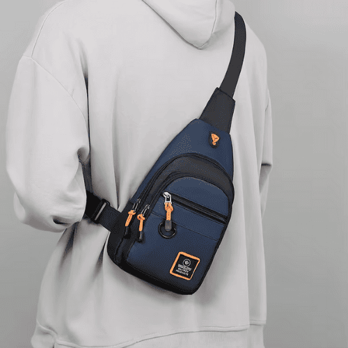 Sacoche Homme Étanche Tissu Oxford Polyester